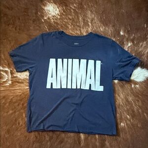 ANIMAL Graphic Tee - Navy Blue